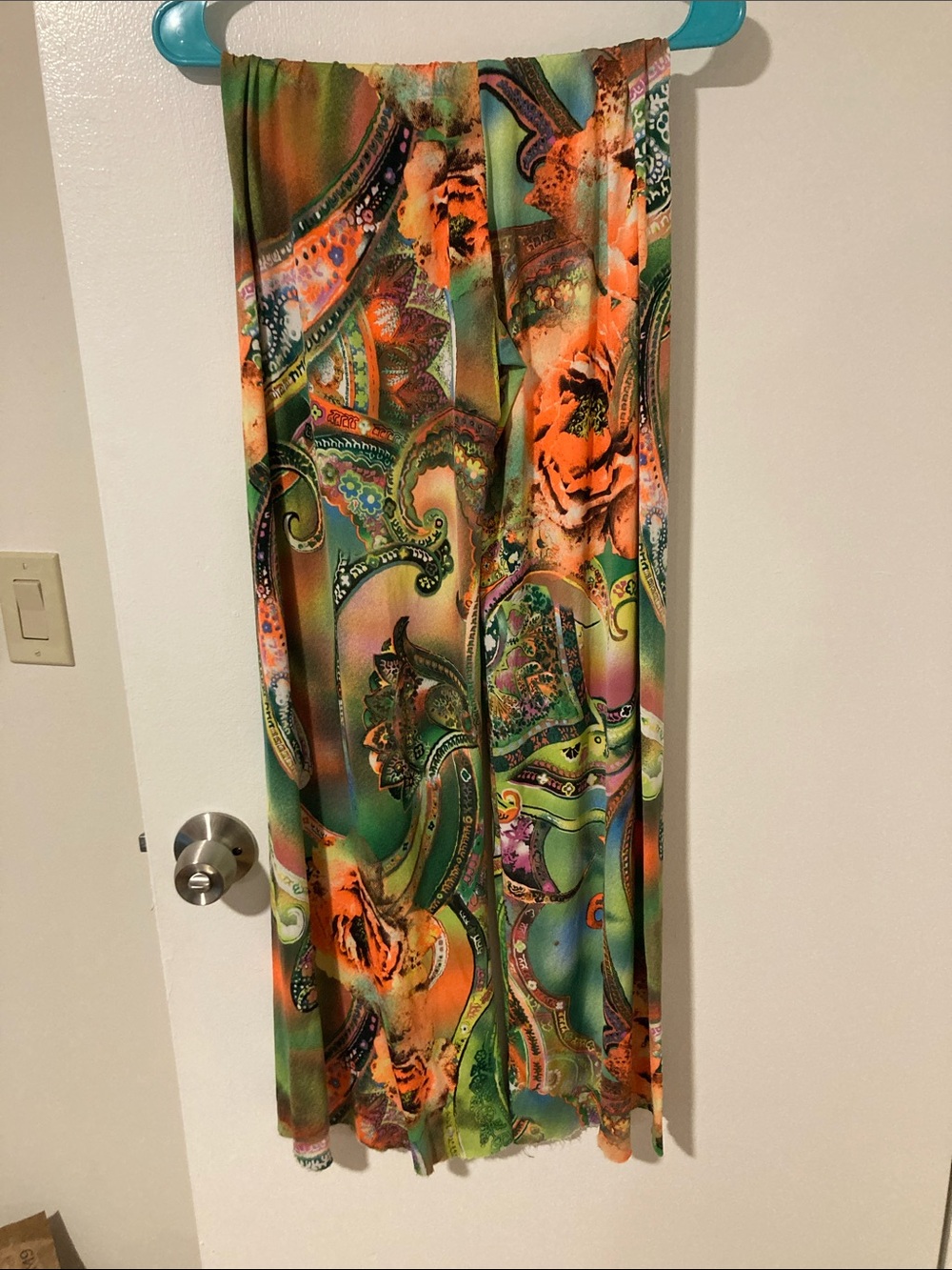 Vibrant Multicolor Paisley Maxi pants